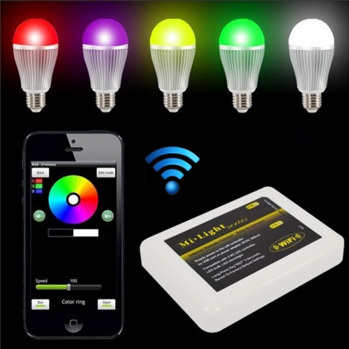 DC5V, LED WIFI controller Hub Via IOS or Android Smart Phone Tablet PC For RGB LED Lighting(Repalcement by WL-Box1)